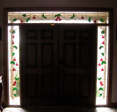 stained glass sidelights