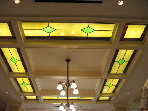 commerical stained and leaded glass