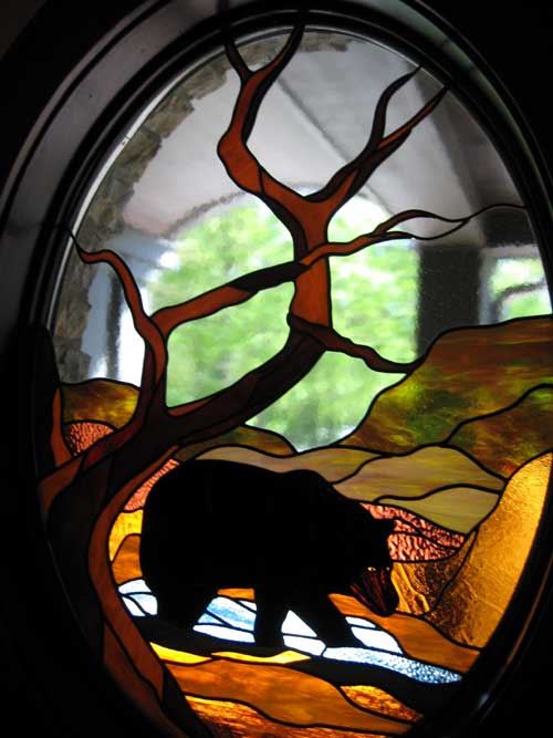 colored glass  window
