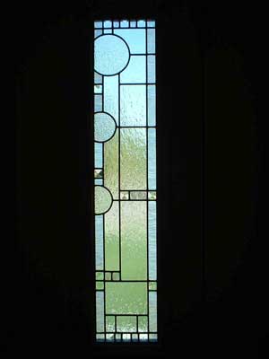 stained glass installation