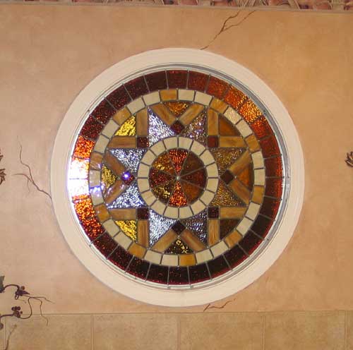 stained glass circles
