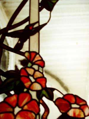 stained glass flowers